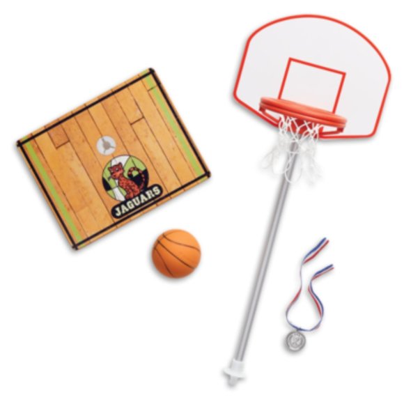 American Girl Julie's Basketball Accessories for 18 Inch Dolls NEW Hoop Medal